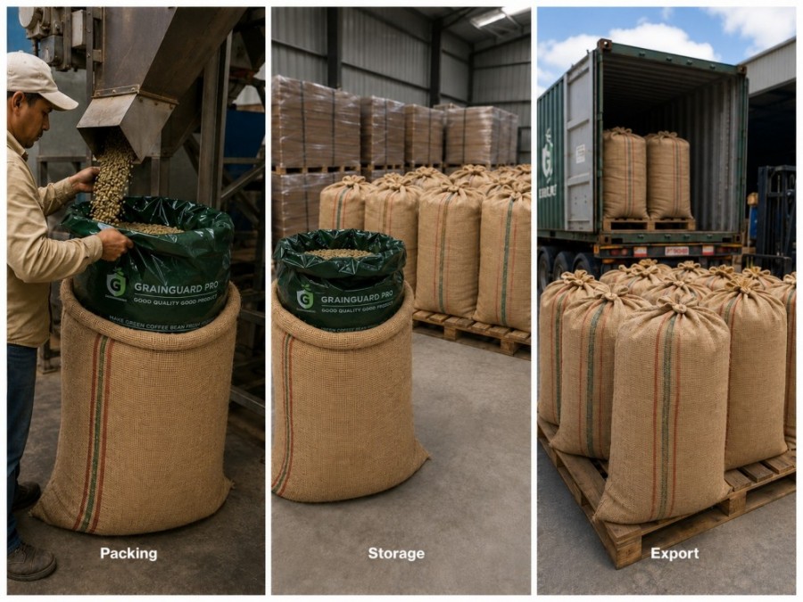 Hermetic Jute Liner For Coffee Beans